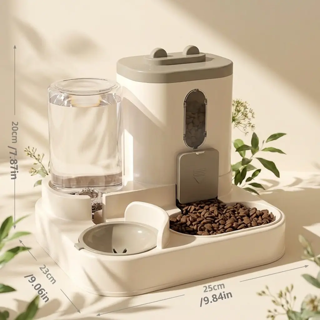 2-in-1 Pet Feeder General View