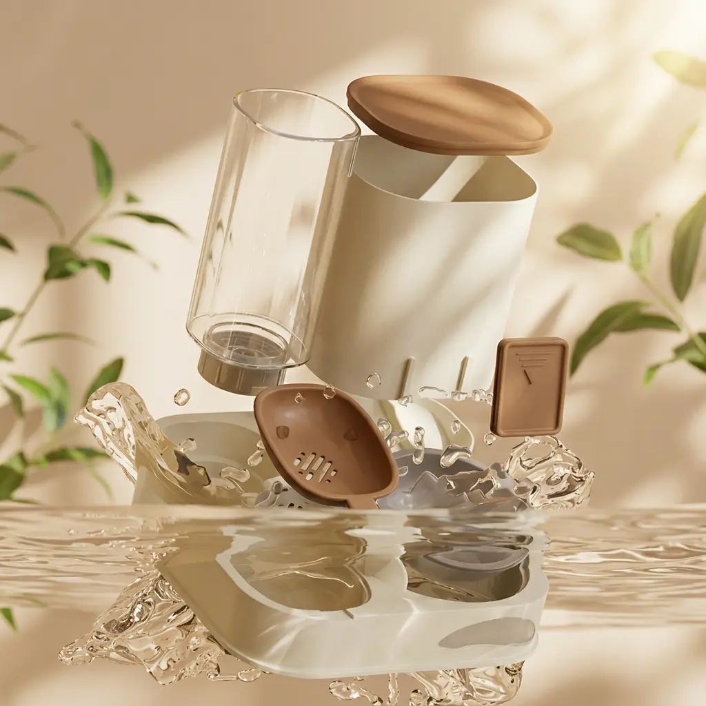 Easy to Clean Pet Bowl Detachable