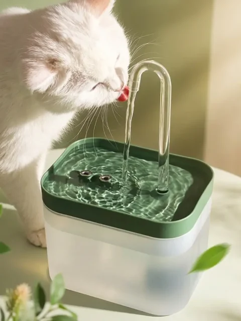 Automatic Pet Water Fountain with Filter (1.5L Ultra-Quiet)