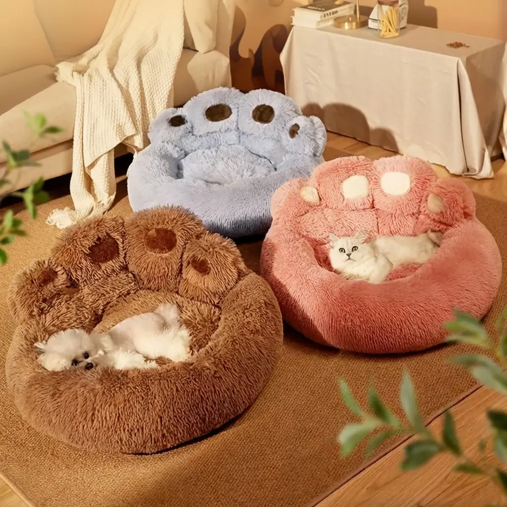 Pet Bed Colors Grey Brown Pink