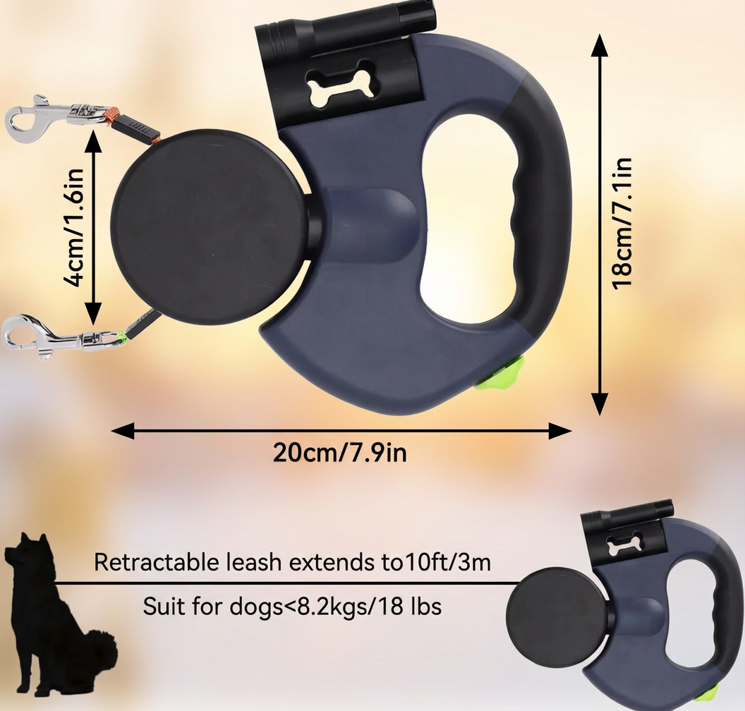 Dual Leash Dimensions and Specs