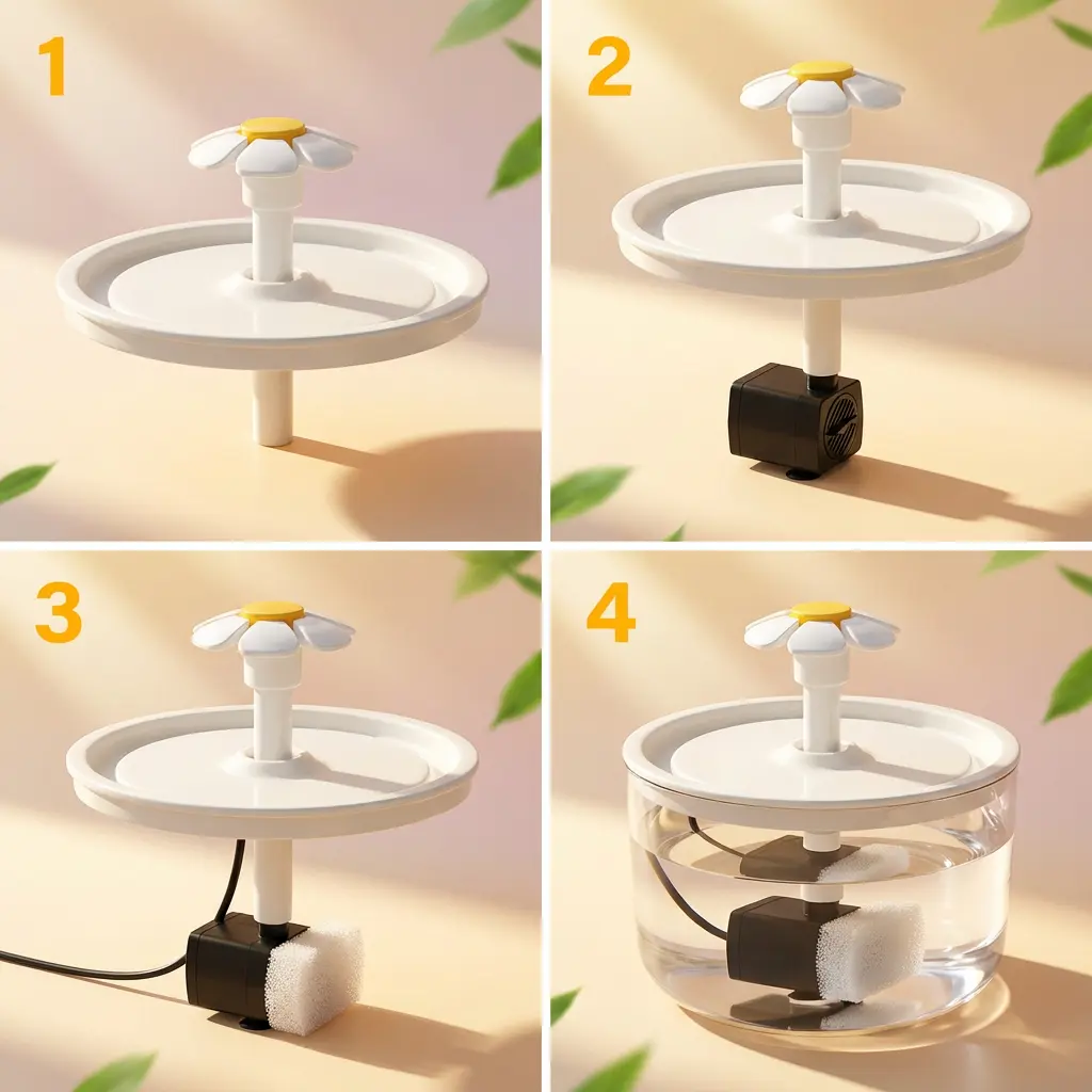 How to Assemble Pet Fountain