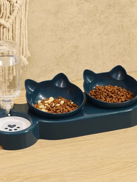 Pet Bowls With Water Feeder