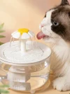 Ultra-Quiet Automatic Pet Water Fountain 1L Filtered Dispenser
