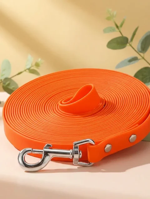 Waterproof PVC Long Training Leash Dirt-Proof and Easy Clean