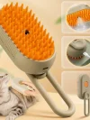 3-in-1 Steamy Pet Brush (Anti-Static Massage Grooming Comb)