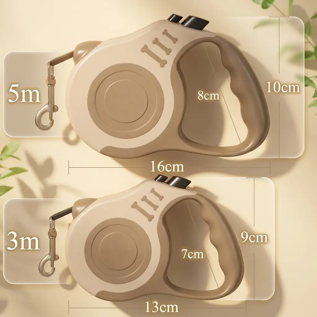 Leash Dimensions 3m vs 5m