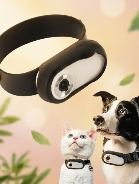 HD 1080P Pet Collar Camera (See the World Through Their Eyes)