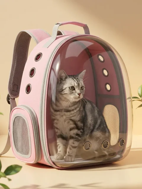 Space Capsule Pet Carrier Backpack (Breathable and Transparent)